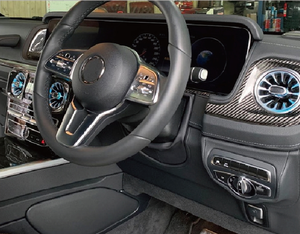 Accessoires <span class=keywords><strong>de</strong></span> voiture en carbone sec <span class=keywords><strong>de</strong></span> haute qualité Kits intérieurs 20 pièces Ensemble LHD RHD 10 pièces pour Benz Classe G W464 W463 2019-2024 - Product Image 5