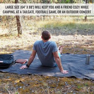 Manta de Lana Gruesa y Cálida Personalizada, Lavable, Ideal para Acampar, Actividades al Aire Libre y Eventos Deportivos - Product Image 5