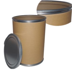 Boîtes en papier kraft de grande taille, fûts en papier avec couvercle et base métalliques, emballage logistique - Product Image 3