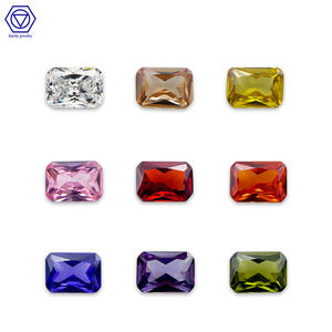 OCT CZ Gemstone 3*5mm a 6*8mm Roxo Vermelho Cor Zircão Pedra Verde Azul Sintético <span class=keywords><strong>Nano</strong></span> Radiante Forma Cubic <span class=keywords><strong>Zirconia</strong></span> - Product Image 2
