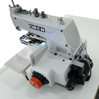 Nouvelle machine à coudre industrielle informatisée à grande vitesse, point noué, à plat, à moteur unique, pour boutons de vêtements RN-373D