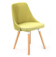 Ensemble de chaises de salle à manger nordique cuisine de luxe moderne salle à manger meubles de Restaurant chaise de salle à manger en tissu de velours