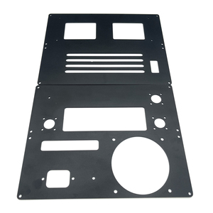 Tùy Chỉnh <span class=keywords><strong>CNC</strong></span> Máy Phay Đen Anodized Nhôm Điều Khiển Front <span class=keywords><strong>Panel</strong></span> - Product Image 4