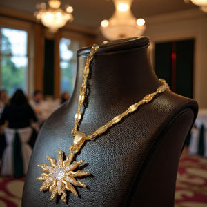 สร้อยคอจี้รูปดวงดาวพระอาทิตย์สร้อยข้อมือราพันเซลเครื่องประดับดวงอาทิตย์ที่น่าหลงใหล - Product Image 4