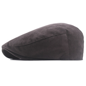 Bérets en velours côtelé pour hommes, style <span class=keywords><strong>français</strong></span>, bérets pointus vintage britanniques élégants pour hommes, vente en gros - Product Image 3