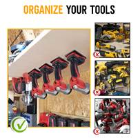 Supports d'outils d'usine et organisateur d'outils pour outils électriques DEW & MILWAUK