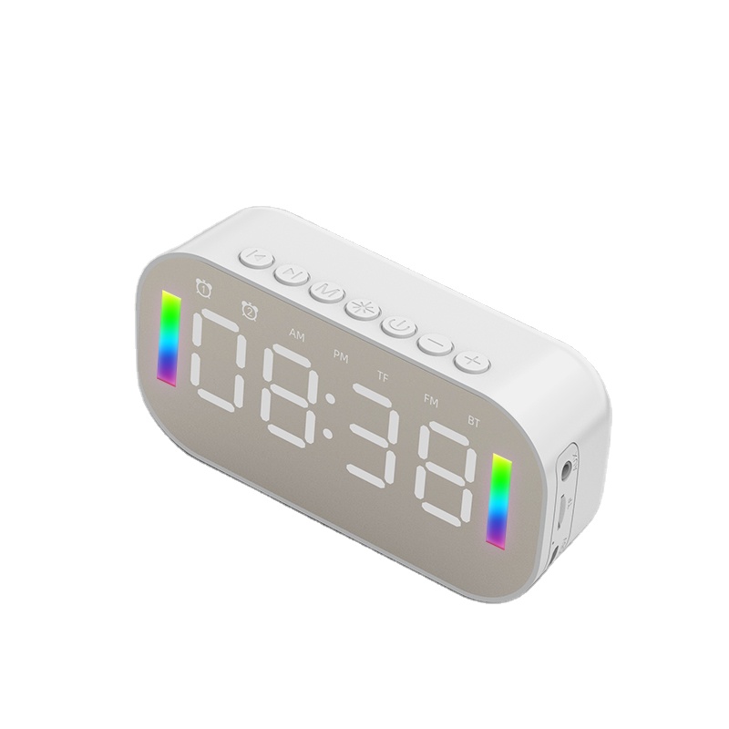 Самый популярный синий зуб будильник динамик микрофон колонки радио приемник для внутреннего и наружного использования