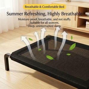 Dog <strong>Cot</strong> <strong>Small</strong>/Medium/Large Breeds; Raised Ground Waterproof Breathable Nylon; All Seasons Use; Easy Disassemble Bed; Machine - Product Image 3