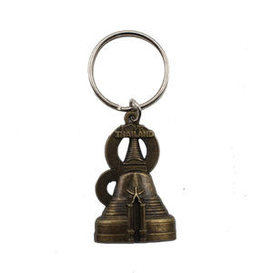 Porte-clés personnalisé bon marché <span class=keywords><strong>en</strong></span> métal antique I Love Thaïlande cadeau souvenir de tourisme - Product Image 1