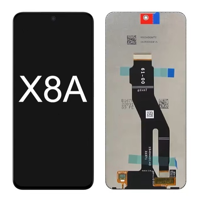 6.7" LCD Display Touch Screen Digitizer Assembly for Honor X8a CRT-LX1 CRT-NX1 Smartphone Screen Repair Parts