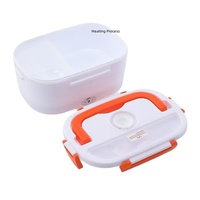 Elektrisch Beheizte & Isolierte Lunchbox, Tragbarer Lebensmittelbehälter für Camping, Büro & Outdoor