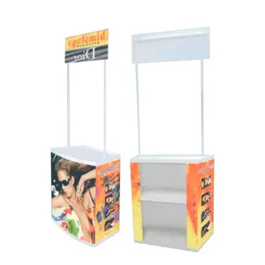 Show Display Banner Stand Advertising Portable Promotion Table Plastic/PP/ABS Promotion Table