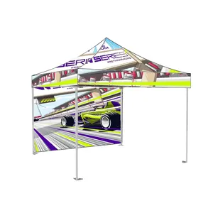 Custom Advertising Aluminum 10x10 High Quality Folding Gazebo Outdoor Pop Up Canopy Marquee Trade Show Tent With Logo