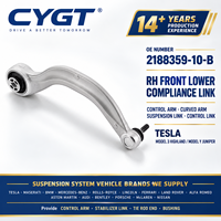 2188359-10-B 2188359-10-A 2188359-20-B 1344359-10-A Tesla 3 Y RH Bras de suspension incurvé de liaison de conformité