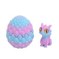 Figurine de dragon volant miniature imprimée en 3D, ensemble œuf de dragon ouvert/fermé, figurine de bébé animal, décoration de bureau, modèle, cadeau, jouet, vente en gros