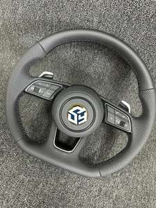 Volante de Cuero Liso Nuevo de Fábrica para Volkswagen <span class=keywords><strong>R</strong></span>-line Passat Golf Jetta Tiguan Polo Bora <span class=keywords><strong>Arteon</strong></span> 2010-2025 - Product Image 5