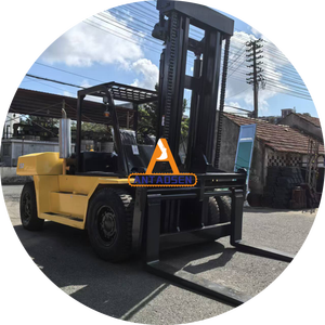 Carretilla elevadora eléctrica Komatsu FD150 de 15 toneladas, equipo de manejo multifuncional eficiente, máquina de carretilla elevadora usada a la venta - Product Image 1