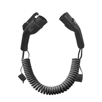 Nouveau câble de charge pour véhicule électrique IP65 Type 2 vers Type 1 3,5 kW 7 kW, enroulé, 16A 32A 5m