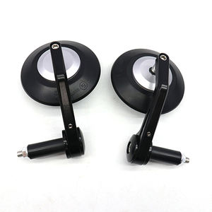 Espejo Retrovisor para Motocicleta y Scooter SH-5015, Nuevo, con Tornillo de 8 mm, Negro, Convexo, Gran Angular - Product Image 6