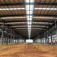 Bâtiment à ossature métallique préfabriqué, Atelier préfabriqué, Structure en acier préfabriquée, Passerelle en structure métallique