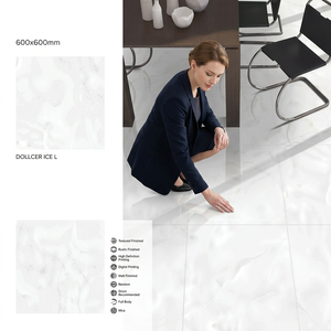 Dollcer Pearl Light 600x600mm Digital Glazed Porcelain Tiles Polished Marble Look Floor Design - Product Image 2