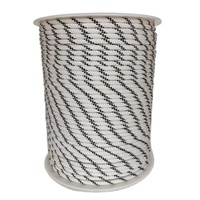 Corde en polyester nylon PET résistante aux UV, double tressage, en rouleau, 2,8 m