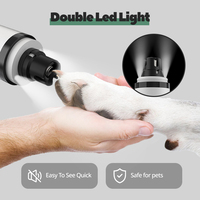 SiMAiSHEN-M5 Coupe-griffes pour chien avec lumière LED, faible bruit, lime à griffes pour chat, accessoires pour animaux de compagnie, nouvelle technologie 2026