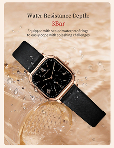 Montre pour femme HM 1592, montre à quartz de luxe, logo personnalisé, montre à quartz personnalisée avec Relogio Feminino - Product Image 6