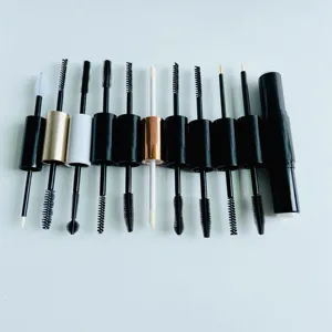 핫 잘 팔리는 dual 끝 립 gloss 관 포장 와 oem brush 두 번 sided 마스카라 관 custom twist lipgloss base 관