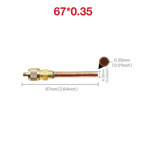 67*0.35 Kim Van AC Truy Cập Dịch Vụ Van Brass Pin Van Lạnh Phụ Kiện Làm Đầy Chất Lỏng Công Cụ Cho Điều Hòa Không Khí - Product Image 2
