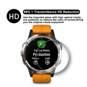 Đối Với Garmin Fenix 5 Bảo Vệ Màn Hình, 2 Gói Anti-Vân Tay Tempered Glass Đồng Hồ Bảo Vệ Màn Hình Phim Đối Với Garmin Fenix Nối Tiếp 5 - Product Image 2