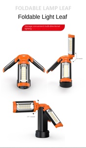 Lámpara LED para acampar Longitud de ángulo ajustable Duración de trabajo de 12 horas Material del cuerpo de aluminio para uso en exteriores - Product Image 2