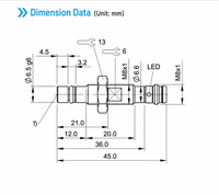 Capteur de Proximité DOMENZI BHS0053 BHS0054, Série Bande de Pression 500 Bar pour Ports de Machines et Applications Panneautrices