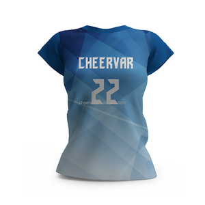 Maillots de volley-ball de qualité supérieure Vêtements de volley-ball T-shirt de volley-ball pour femmes avec mancherons - Product Image 3