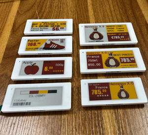 ป้ายราคาอิเล็กทรอนิกส์แบบดิจิทัล ESL คุณภาพสูง ขนาดหลายนิ้ว สำหรับร้านค้า  พร้อมจอแสดงผล E-Paper  ปรับแต่งได้ตามความต้องการ - Product Image 1