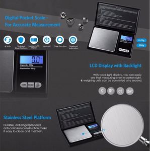 Báscula Electrónica de Cocina Mini Micro de 0.01g, Suministro Directo de Fábrica, Báscula de Oro, Pantalla LCD Retroiluminada, Portátil, con Batería - Product Image 5