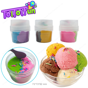 Slime Esponjoso Personalizado OEM, Formas de Helado, Paquete de 6, Slime Nube con Cuentas, Venta al Por Mayor de Fábrica - Product Image 4