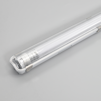 Luminaire LED Tri-proof IP65 IK08 connectable 18W 36W 48W étanche pour entrepôt, parking, garage, usine
