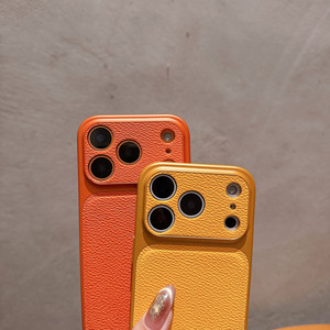 Funda de Cuero Real con Textura de Lichi Premium para iPhone 17 Pro Max, Funda Protectora Delgada a Prueba de Golpes para iPhone 16, 6.9 Pulgadas, Negra - Product Image 2