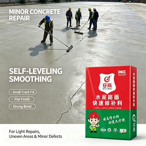 Mortier de réparation de sols en ciment à base de cendres volantes de Portland moderne, anti-fissures, résistant à l'usure, 62,5 MPa, pour le nivellement des sols intérieurs de maisons et de bureaux - Product Image 1