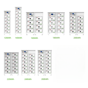 Système de stockage de batteries lithium-ion 64V 314Ah empilables montées sur rack pour panneaux solaires hors réseau et sur réseau - Product Image 3