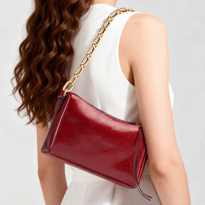 Borsa Vintage in <span class=keywords><strong>pelle</strong></span> sintetica da donna con chiusura a cerniera singola con chiusura a cerniera <span class=keywords><strong>nera</strong></span> e caramelle portatili a forma di barile da donna - Product Image 4