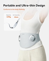 Ceinture chauffante pour soulager les crampes menstruelles IKEEPFIT, ultra-fine, portable, 5 niveaux de chaleur, sans fil, rechargeable