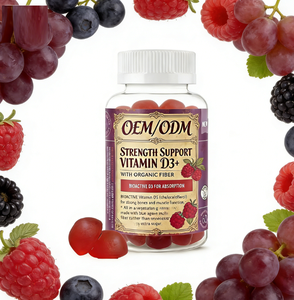 <span class=keywords><strong>Vitamine</strong></span> D3 bioactive avec gommes aux fibres organiques, 60 unités, soutient la santé osseuse et la fonction musculaire, végétarien - Product Image 4