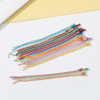 Vente en gros de chaîne boule d'électrophorèse de 12cm chaîne suspendue collier pendentif étiquette de chien fabrication de bijoux chaîne perlée boule de haute qualité