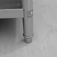Grande demande Étagères en acier inoxydable à quatre couches de taille personnalisée de haute qualité pour cuisine commerciale et restaurant