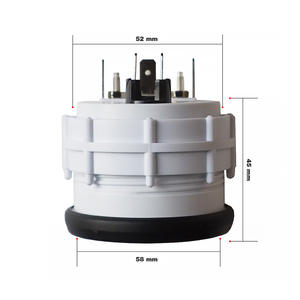 Tacómetro Simoni Racing de 2 Pulgadas, Línea Negra, para Diésel, Piezas de Rendimiento, Mejora de Vehículos - Product Image 2