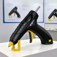 Pistolet à colle sans fil en gros d'usine KV-JQ107B3, rechargeable au lithium, compatible avec les bâtons de colle de 7 mm, pour coller le bois