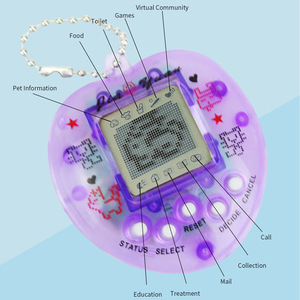 Jeu électronique éducatif OEM Tamagotchi en plastique en forme de cœur de pêche avec ours, animaux virtuels numériques, version originale <span class=keywords><strong>Pix</strong></span> - Product Image 5