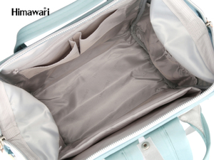 <span class=keywords><strong>Himawari</strong></span> 2022 nuevo Color llevar 14 pulgadas portátil verde Beige impermeable poliéster mochila escolar con carga Usb - Product Image 5
